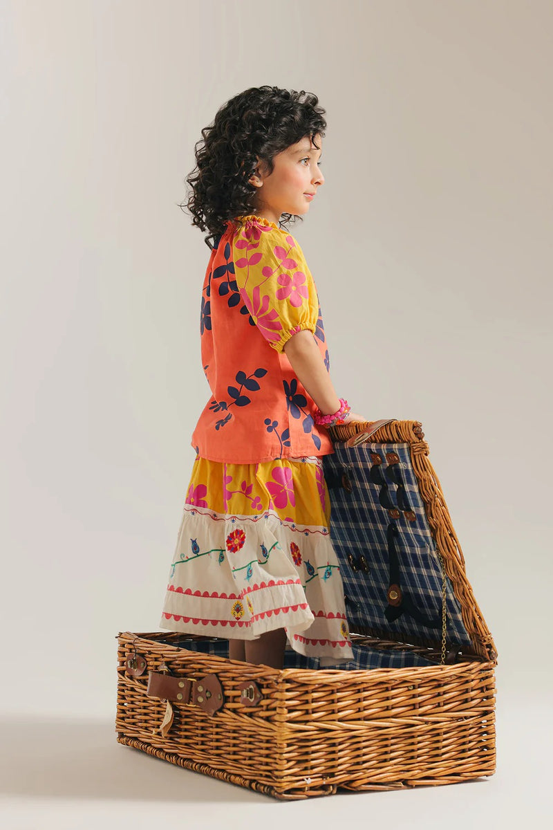 Ethnic Kids - Co-ord Set - Tangerine E1769 301 211