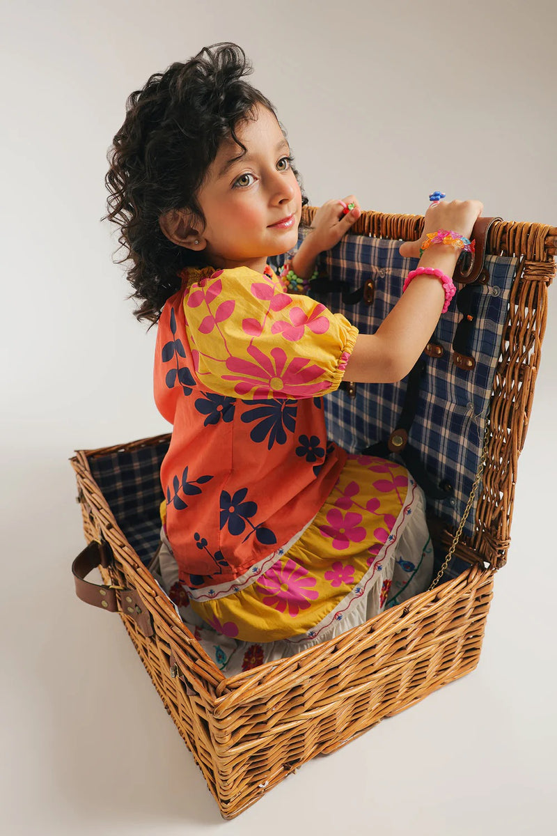Ethnic Kids - Co-ord Set - Tangerine E1769 301 211