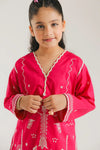 ETHNC Kids Embroidered Suit - BARBIE PINK | E1585/402/406