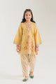 ETHNC Kids Embroidered Suit -PALE YELLOW | E1000/404/225