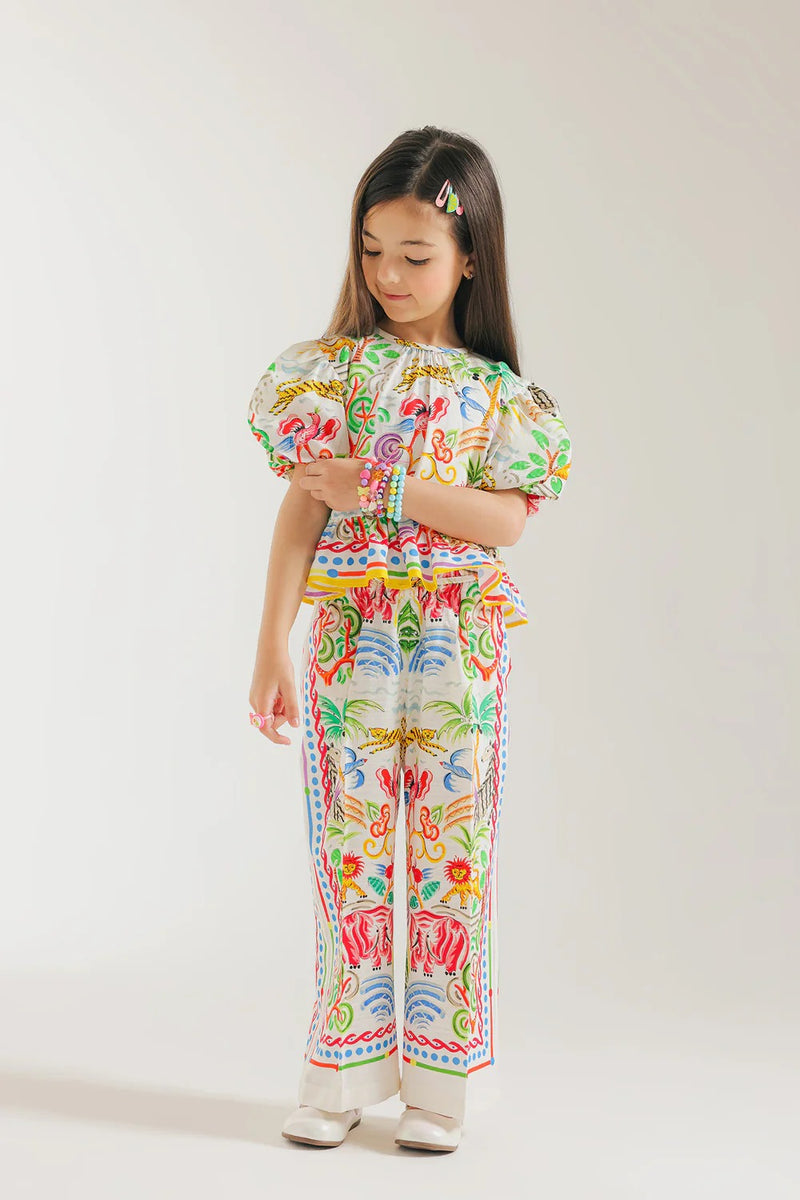 ETHNC Kids - CO-ORD SET -OFF WHITE - E1538301 002