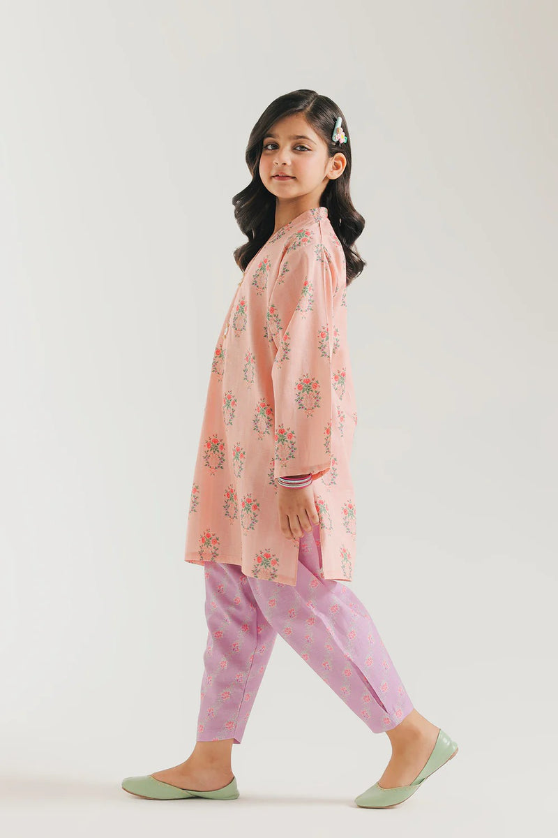 ETHNC Kids PRINTED SUIT-PALE PEACH | E1707/402/214