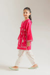 ETHNC Kids Embroidered Suit - BARBIE PINK | E1585/402/406