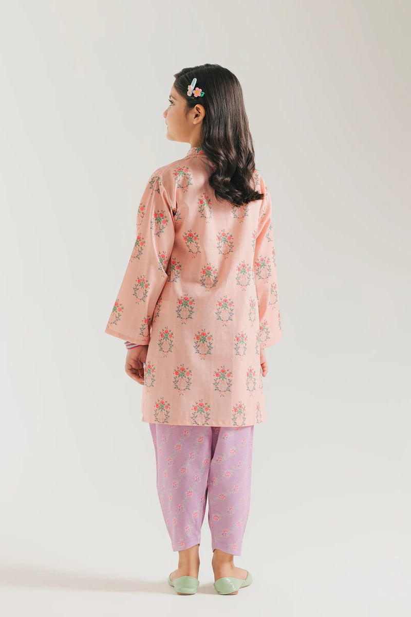 ETHNC Kids PRINTED SUIT-PALE PEACH | E1707/402/214
