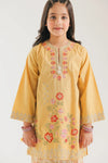 ETHNC Kids Embroidered Suit -PALE YELLOW | E1000/404/225