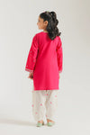 ETHNC Kids Embroidered Suit - BARBIE PINK | E1585/402/406