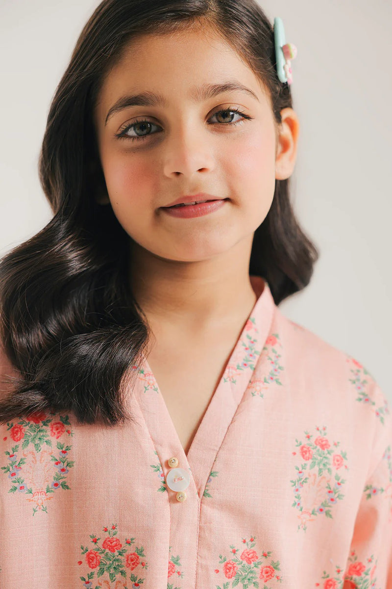 ETHNC Kids PRINTED SUIT-PALE PEACH | E1707/402/214