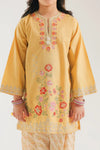 ETHNC Kids Embroidered Suit -PALE YELLOW | E1000/404/225