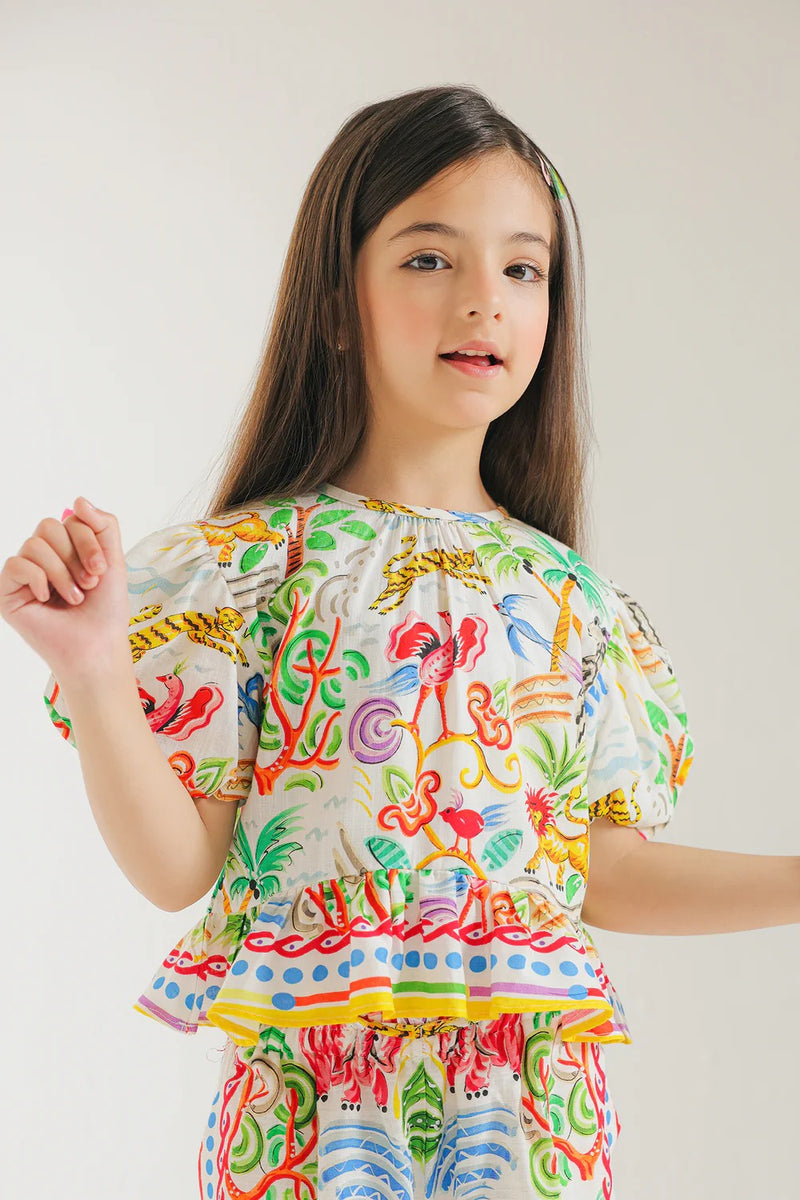 ETHNC Kids - CO-ORD SET -OFF WHITE - E1538301 002