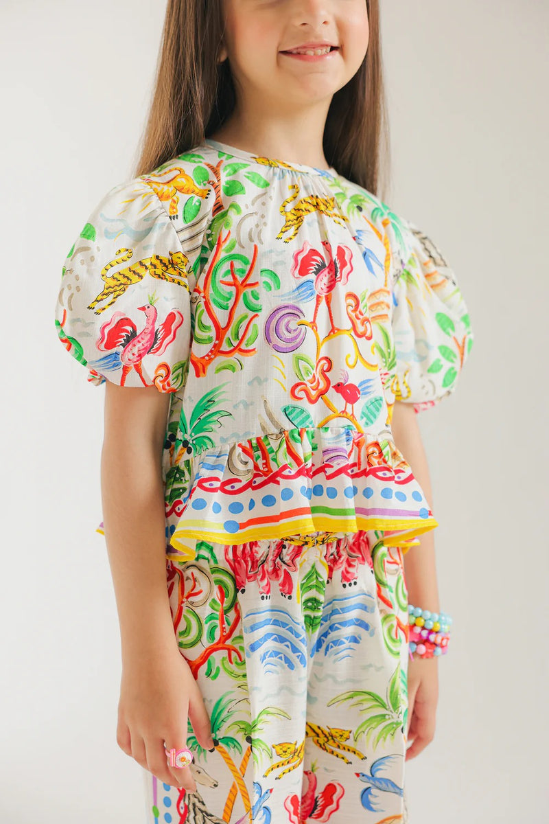 ETHNC Kids - CO-ORD SET -OFF WHITE - E1538301 002