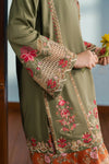 ETHNC EMBROIDERED SUIT | OLIVE | E4748-103-121