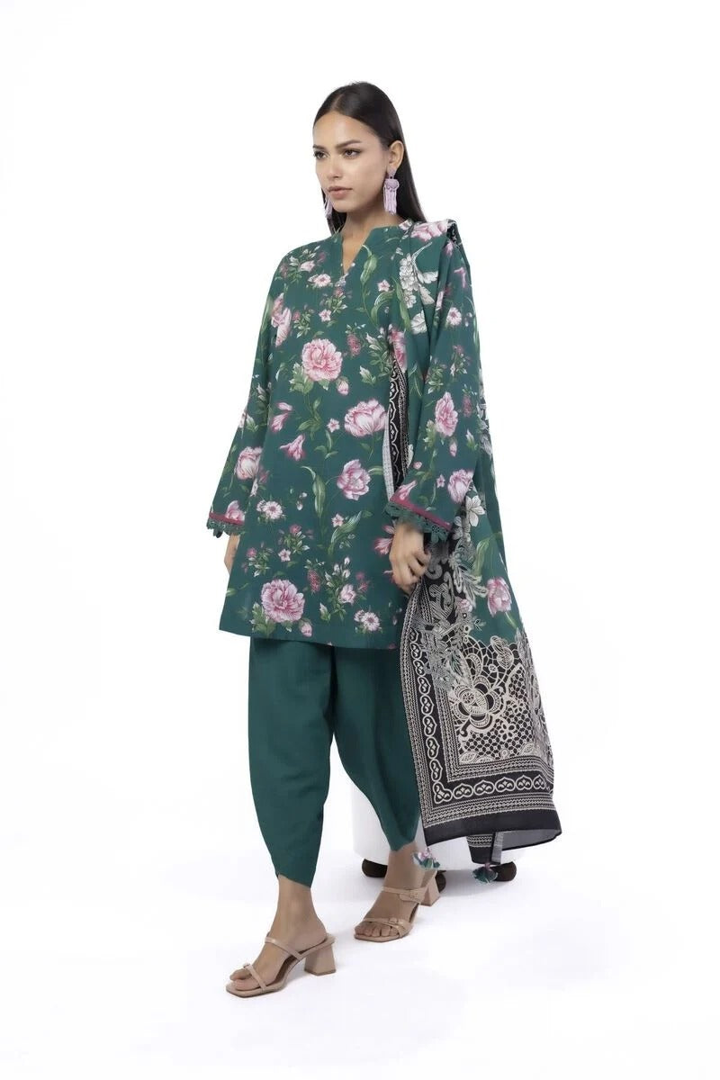 KHAADI-Printed | Khaddar Tailored 3 Piece-KN31AST