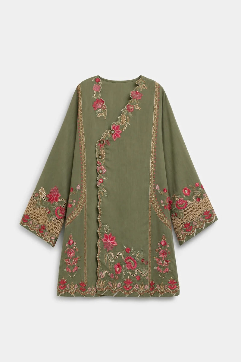 ETHNC EMBROIDERED SUIT | OLIVE | E4748-103-121