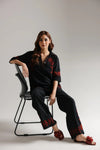ETHNC Embroidered Suit -JET BLACK (E0642/106/902)