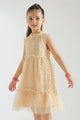 ETHNC Kids Embriodered Dress- LIGHT-YELLOW | E0909/301/225