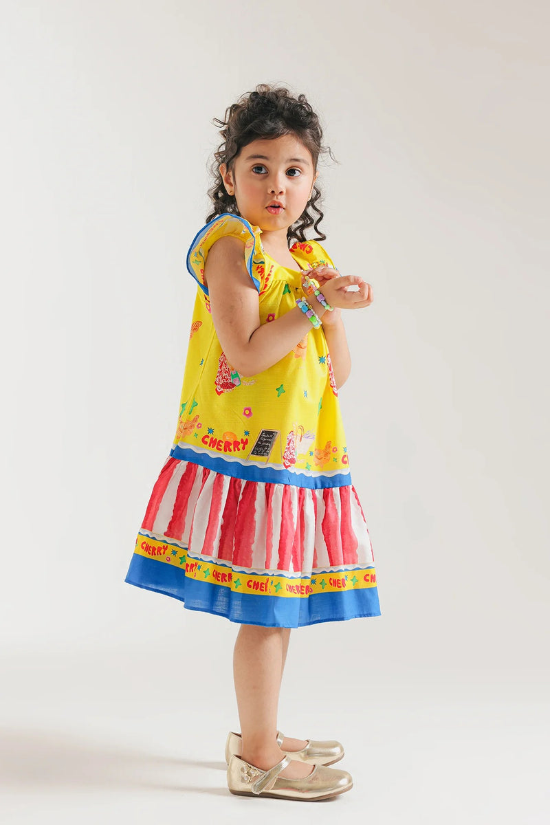 ETHNC - Kids Dress -Yellow (E1405 301 108)