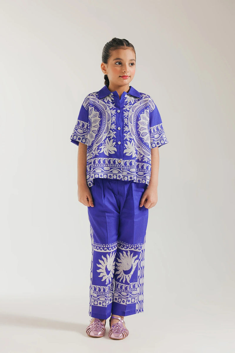ETHNC Kids -CO-ORD SET -DENIM BLUE- (E1509_401_625)