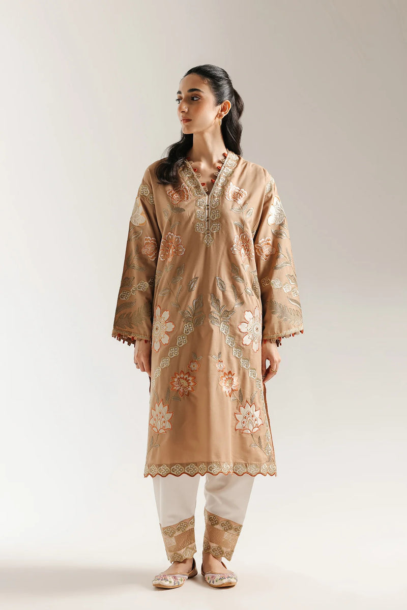 ETHNC Embroidered Suit-PALE-CORAL | E3496/103/329