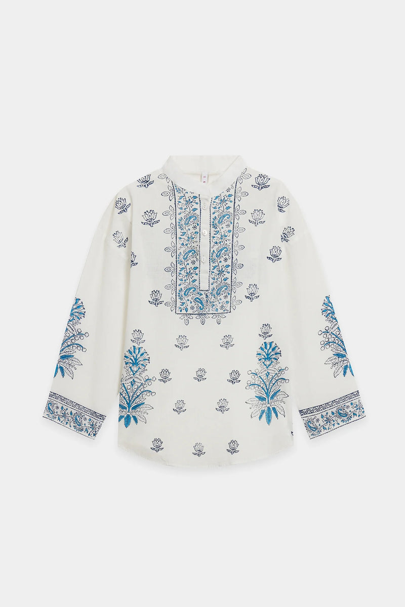 ETHNC Printed Kurti - OFF WHITE | S4E0581/119/002