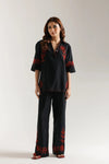 ETHNC Embroidered Suit -JET BLACK (E0642/106/902)