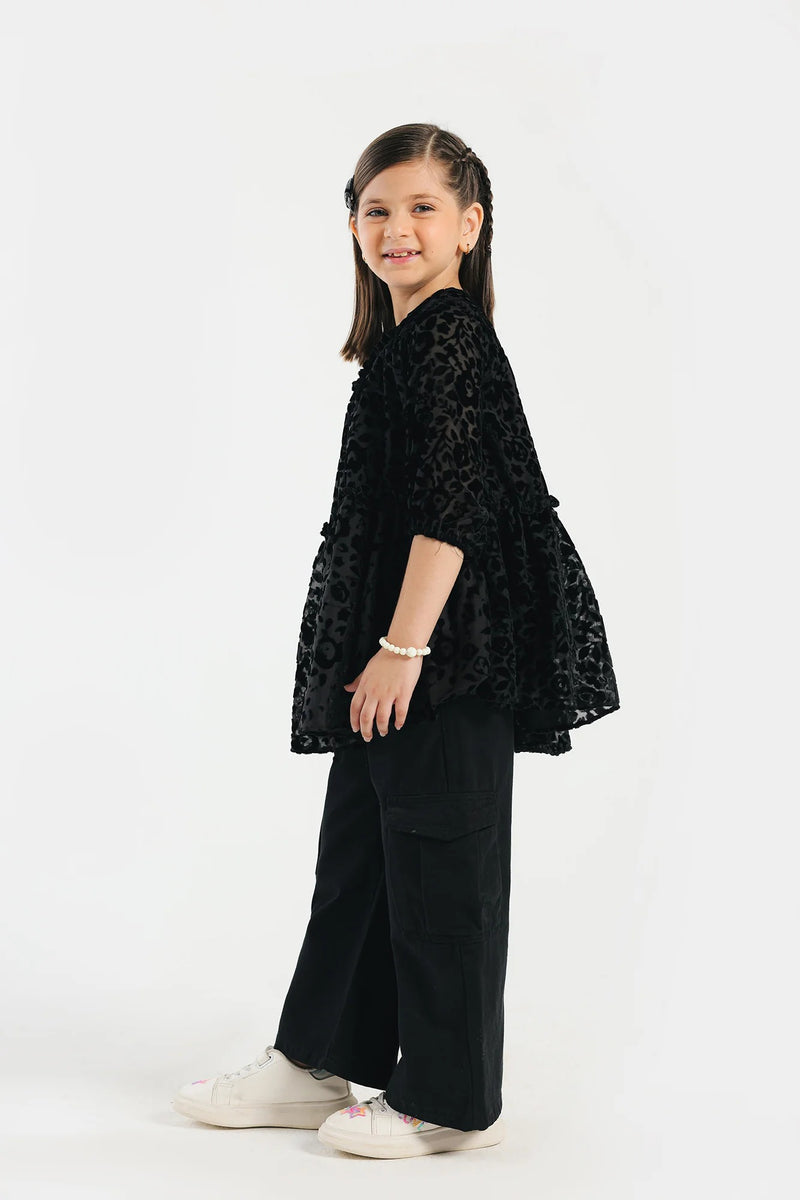 Ethnic Kids Black Toddler Dress ( E1203/301/902)