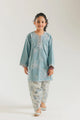 ETHNC Kids -EMBROIDERED SUIT (E1546/402/719 )-Ice Green