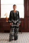 ETHNC EMBROIDERED SUIT | BLACK | E4645/103/901