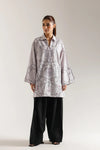 ETHNC Embroidered Casual Shirt – Light Grey - E7219/102/914