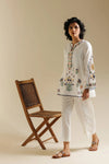 ETHNC Boho Chic Embroidered Kurti White (S3E0541/119/001)