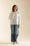 ETHNC Boho Kurti - Lemon Icing (S4E0577/119/004)