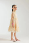 ETHNC Kids Embriodered Dress- LIGHT-YELLOW | E0909/301/225