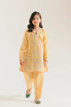 ETHNC Kids-EMBROIDERED SUIT- BRIGHT YELLOW | E0962/404/106