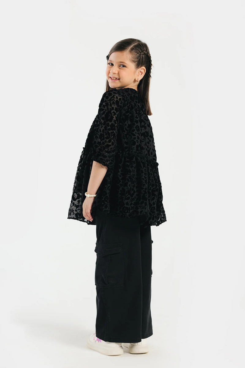 Ethnic Kids Black Toddler Dress ( E1203/301/902)