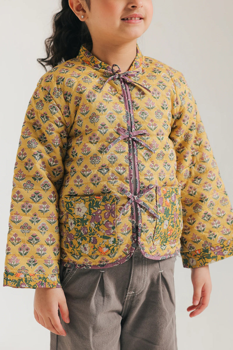 ETHNC Kids JACKET -Lime -(E1280_301_125)