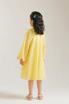ETHNC Kids Summer Embroidered Cotton Frock /Dress - Bright Yellow (E1417_401_106)