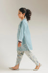 ETHNC Kids -EMBROIDERED SUIT (E1546/402/719 )-Ice Green
