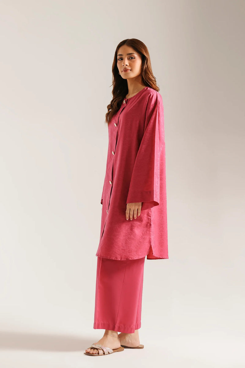 ETHNC SOLID SUIT | (E8583/102/405) | Hot pink