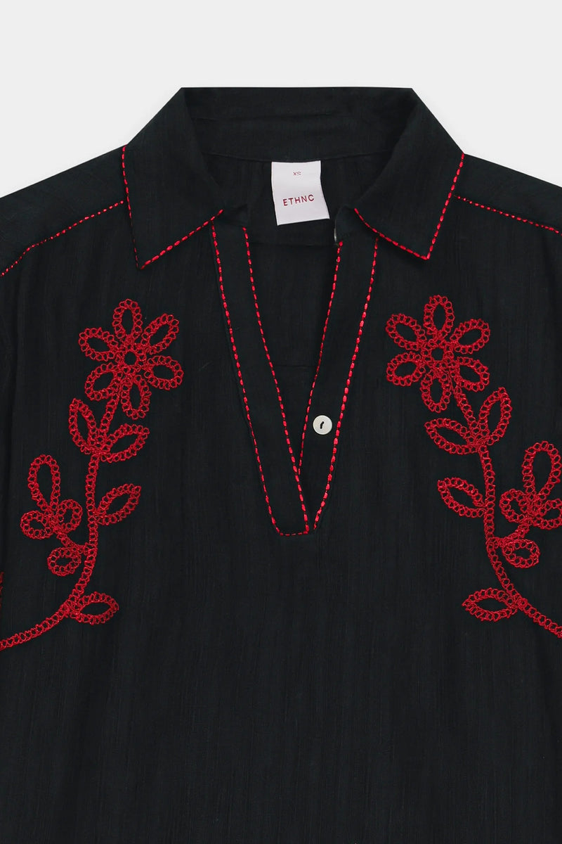 ETHNC Embroidered Suit -JET BLACK (E0642/106/902)