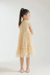 ETHNC Kids Embriodered Dress- LIGHT-YELLOW | E0909/301/225