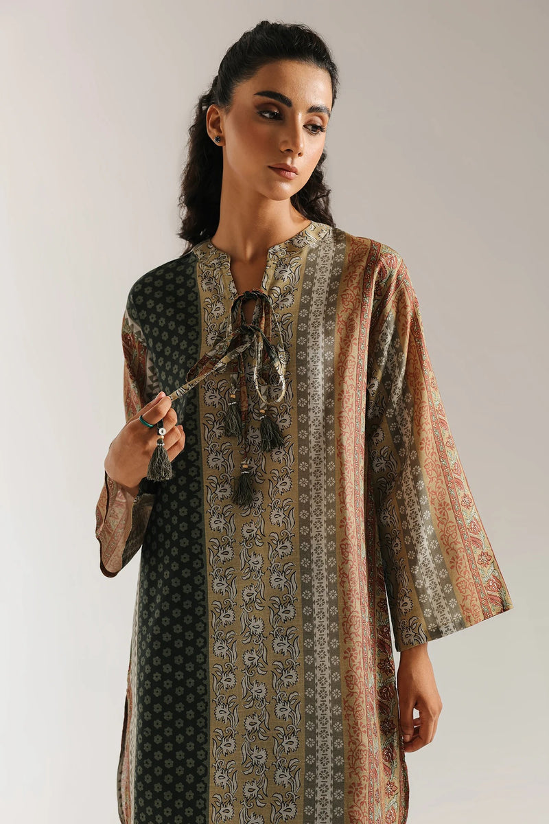 ETHNC Printed Suit- Bright Yellow- (E6704_102_108)