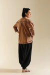 ETHNC Boho Kurti -DARK BROWN- (S4E0586/119/803)