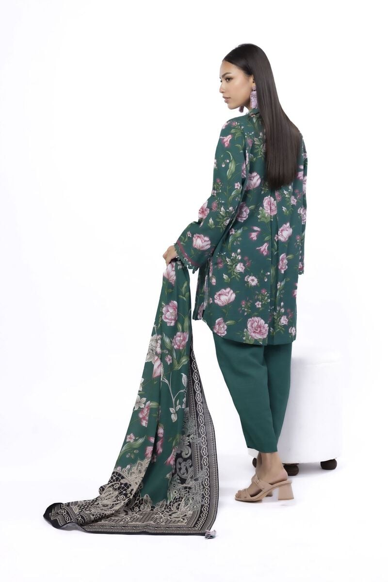 KHAADI Printed | Khaddar Tailored 3 Piece