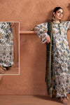 Prime Rose by Aalaya’s Summer Vol 01 ’26 | 3 PC UN - STITCHED | (SHIRT TROUSER & DUPPATA) Design - 04 (Green floral look) - Bristy's Collection