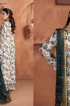 Prime Rose by Aalaya’s Summer Vol 01 ’26 | 3 PC UN - STITCHED | (SHIRT TROUSER & DUPPATA) Design - 04 (Green floral look) - Bristy's Collection
