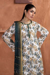 Prime Rose by Aalaya’s Summer Vol 01 ’26 | 3 PC UN - STITCHED | (SHIRT TROUSER & DUPPATA) Design - 04 (Green floral look) - Bristy's Collection