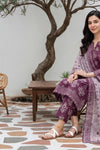 Tawakkal ARSHI STITCHED 3 Pieces (D - 2991 | Mulberry Rose) - Bristy's Collection