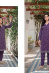 Tawakkal ARSHI STITCHED 3 Pieces (D - 2993 | Royal Plum Purple) - Bristy's Collection